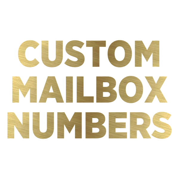 Custom Mailbox Numbers